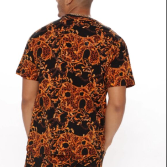 Steal The Spotlight Short Sleeve Tee - Gold/Black - Nova Men - NWT - Picture 3 of 3